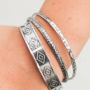 Silver cuffs